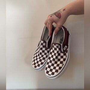 Classic Checkered Slip-On Vans